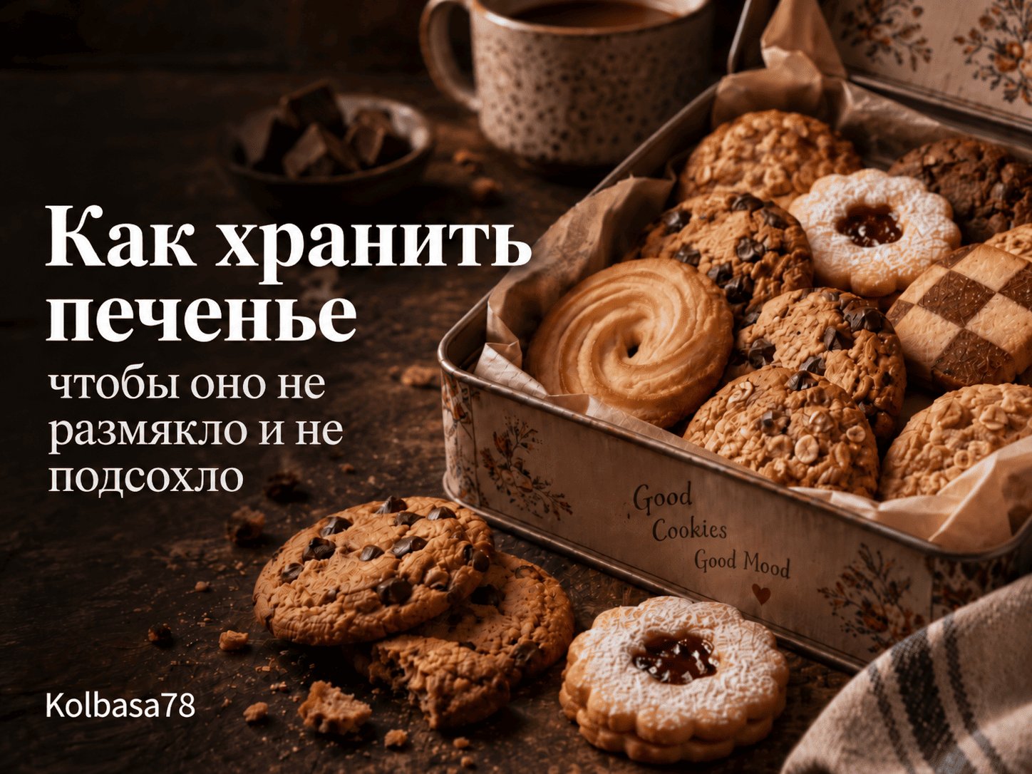 Как хранить печенье, чтобы оно не размякло и не подсохло